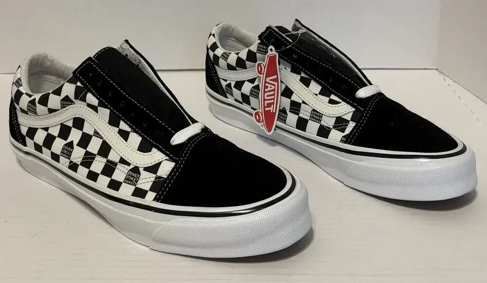 VANS Dover Street Market OG Old Skool LX Checker Black/True White Size 10 NEW